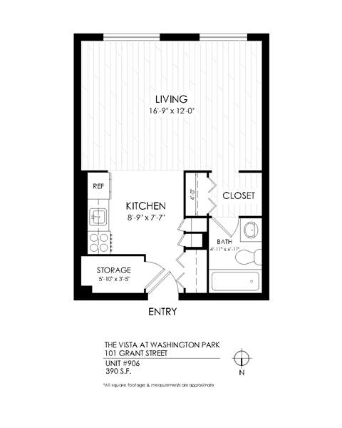 Vista At Washington Park 0x1 floor plan